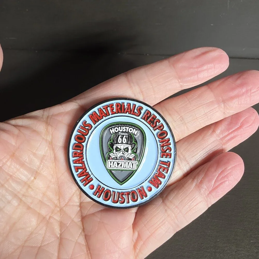 Houston Hazardous Materials Response Team Challenge Coin